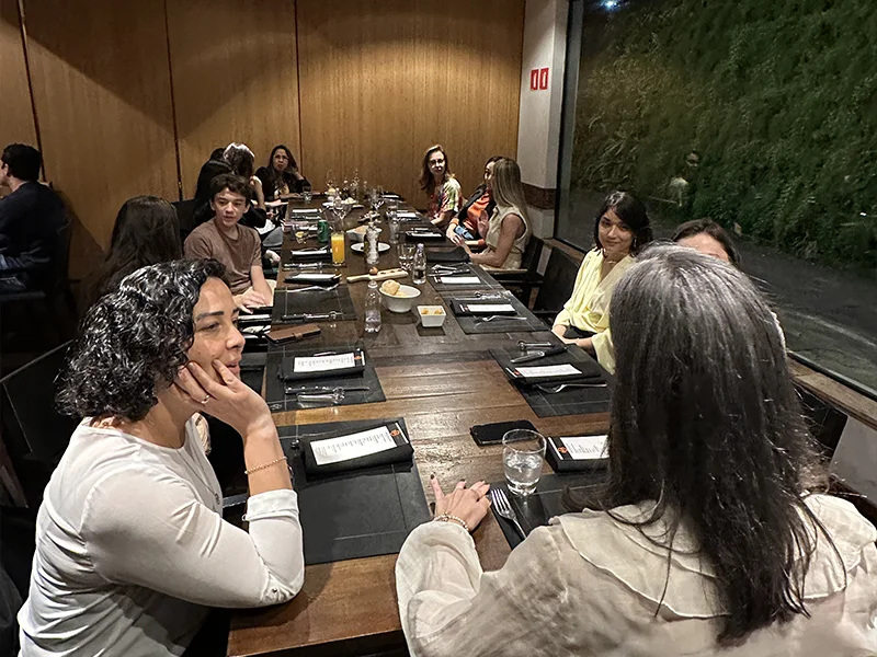 Jantar intimista do ingresso VIP da Imersão Reconectar