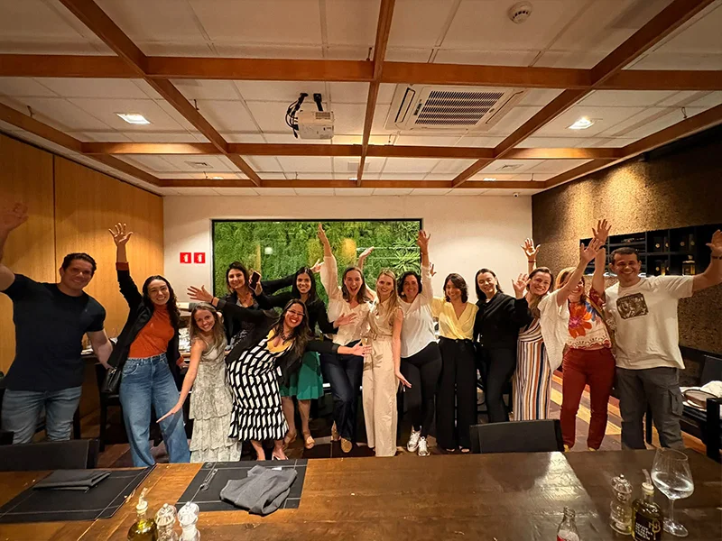 Jantar intimista do ingresso VIP da Imersão Reconectar